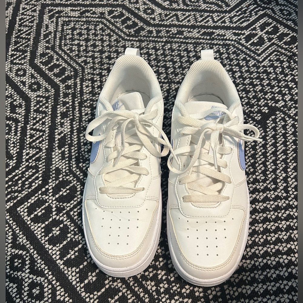 Nike youth low dunk light blue/white